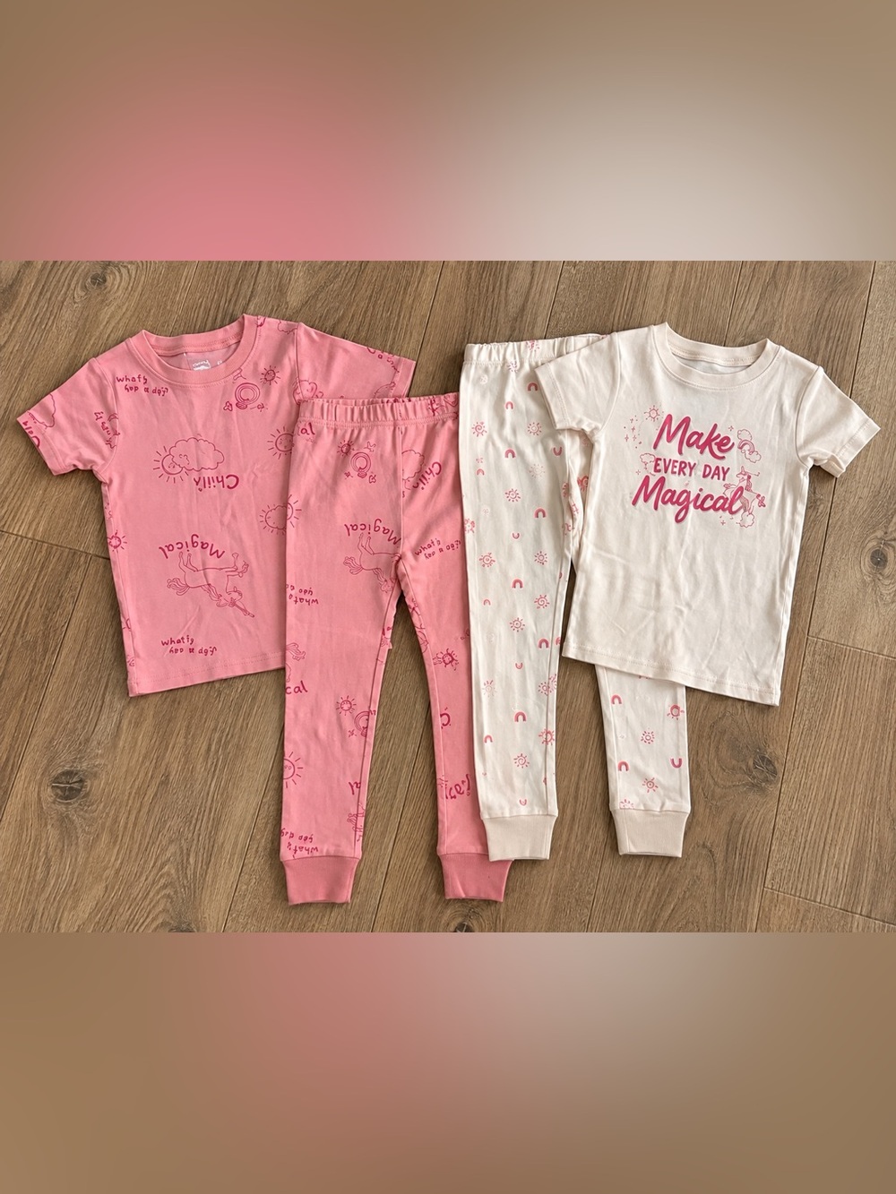 Carter’s Unicorn Pajamas Set - Make Every Day Magical 4 Piece Set Size 4